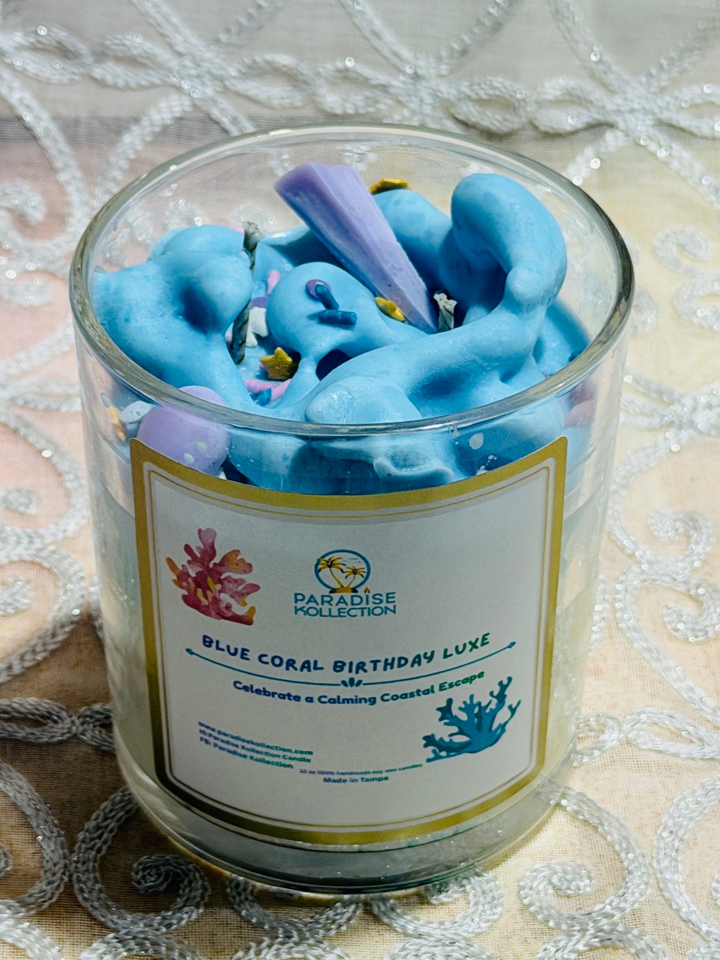 Blue Coral Birthday Luxe